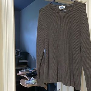 Old navy ribbed brown sweater